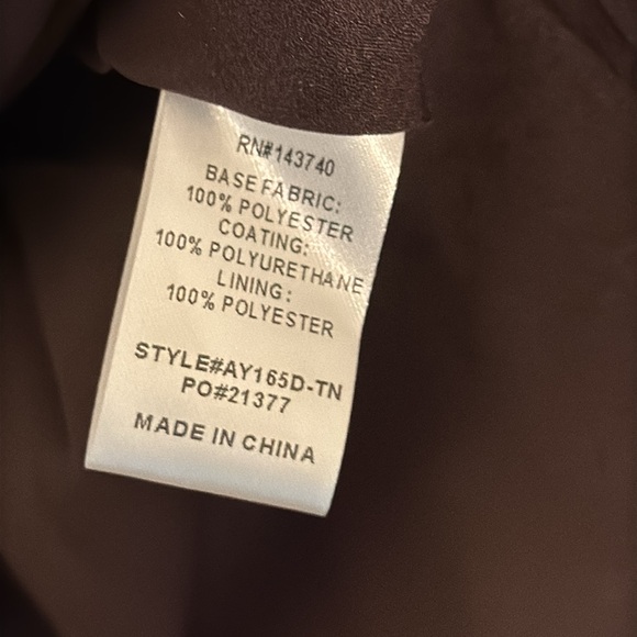 HYACINTH HOUSE
Chocolate Faux Leather Square Neck Olga Dress - Picture 7 of 11